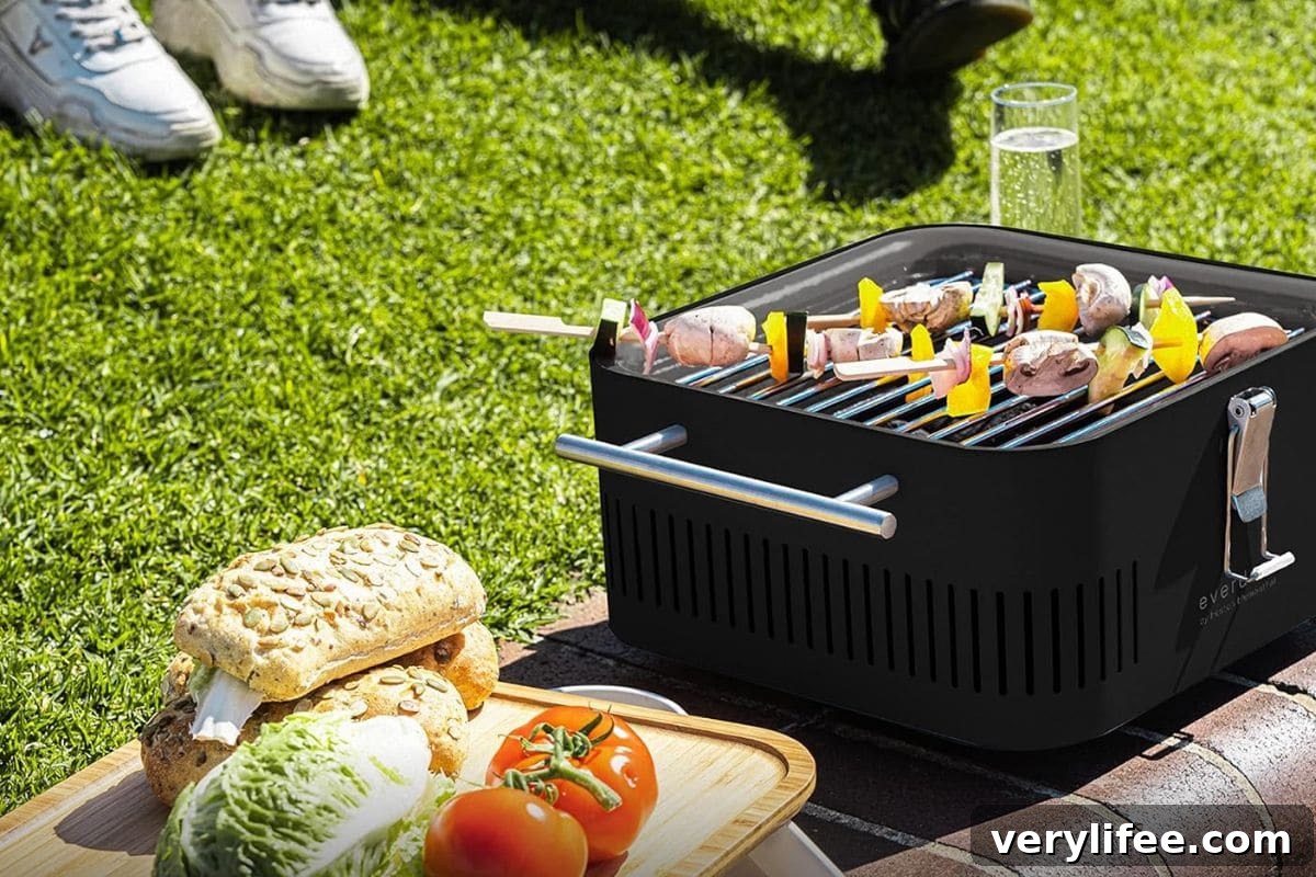 Top 4 Charcoal Grills for Summer Barbecues 6 Everdure CUBE charcoal grill