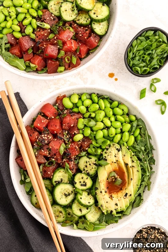 Ahi Tuna Poke Salad