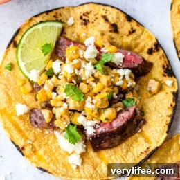 Grilled Skirt Steak and Elote Tacos