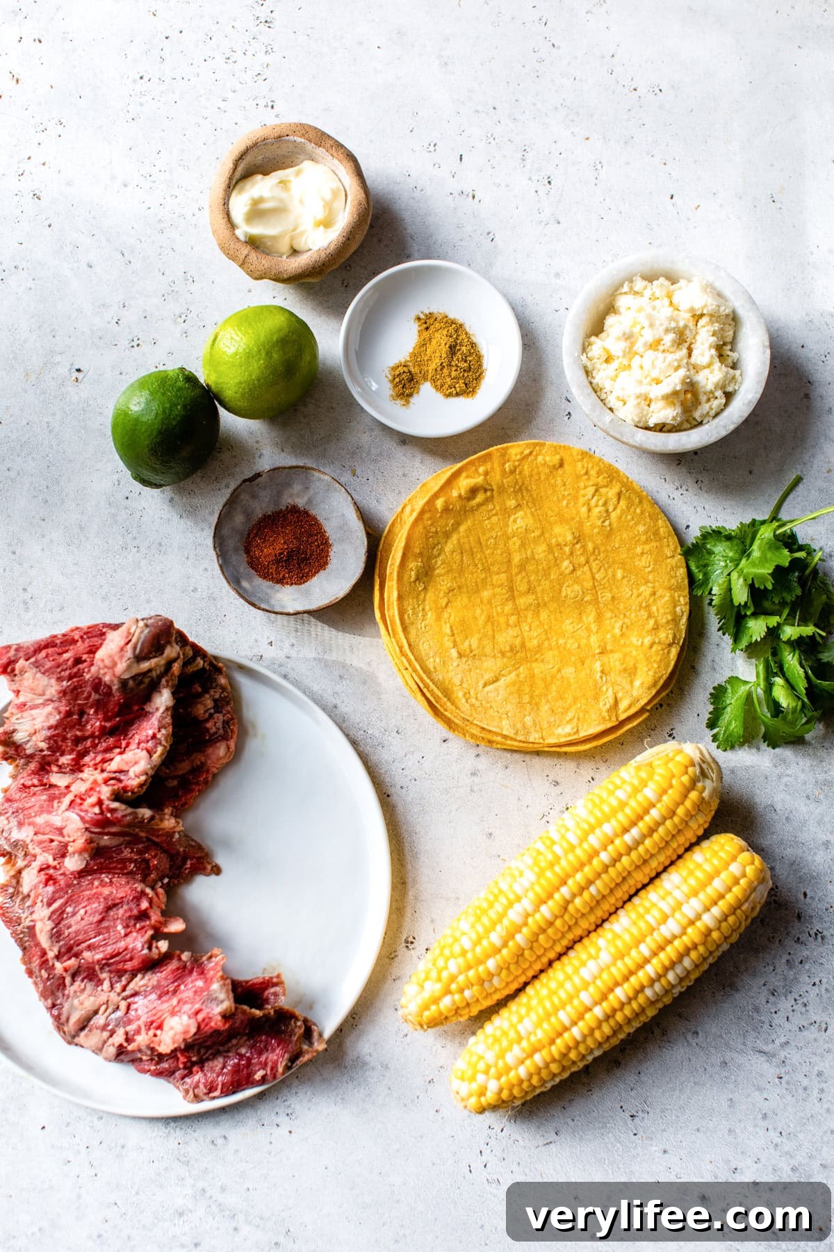 steak taco ingredients