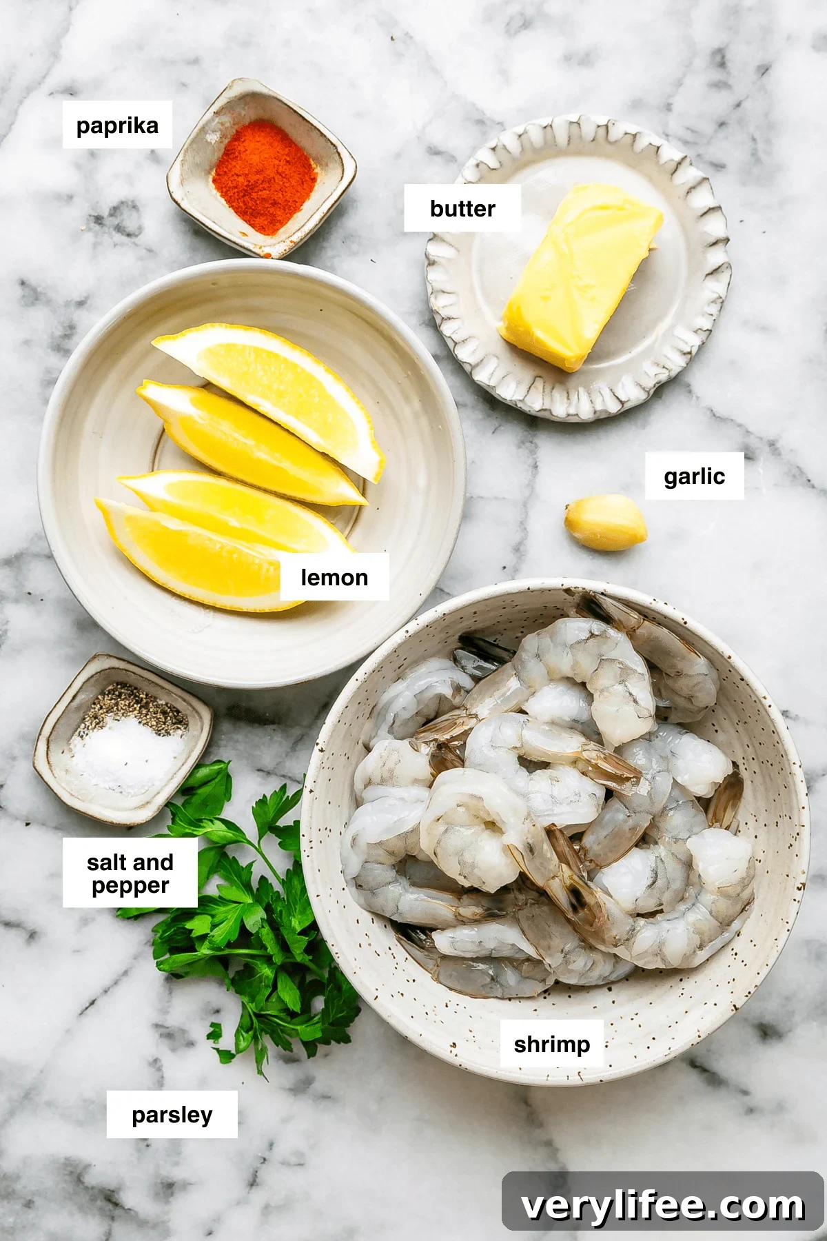Garlic Butter Grilled Shrimp Recipe 6 Grilled Shrimp ingredients