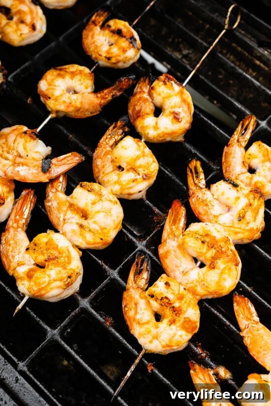 Garlic Butter Grilled Shrimp Recipe 9 Grill until opaque and cooked through, then brush on garlic butter.