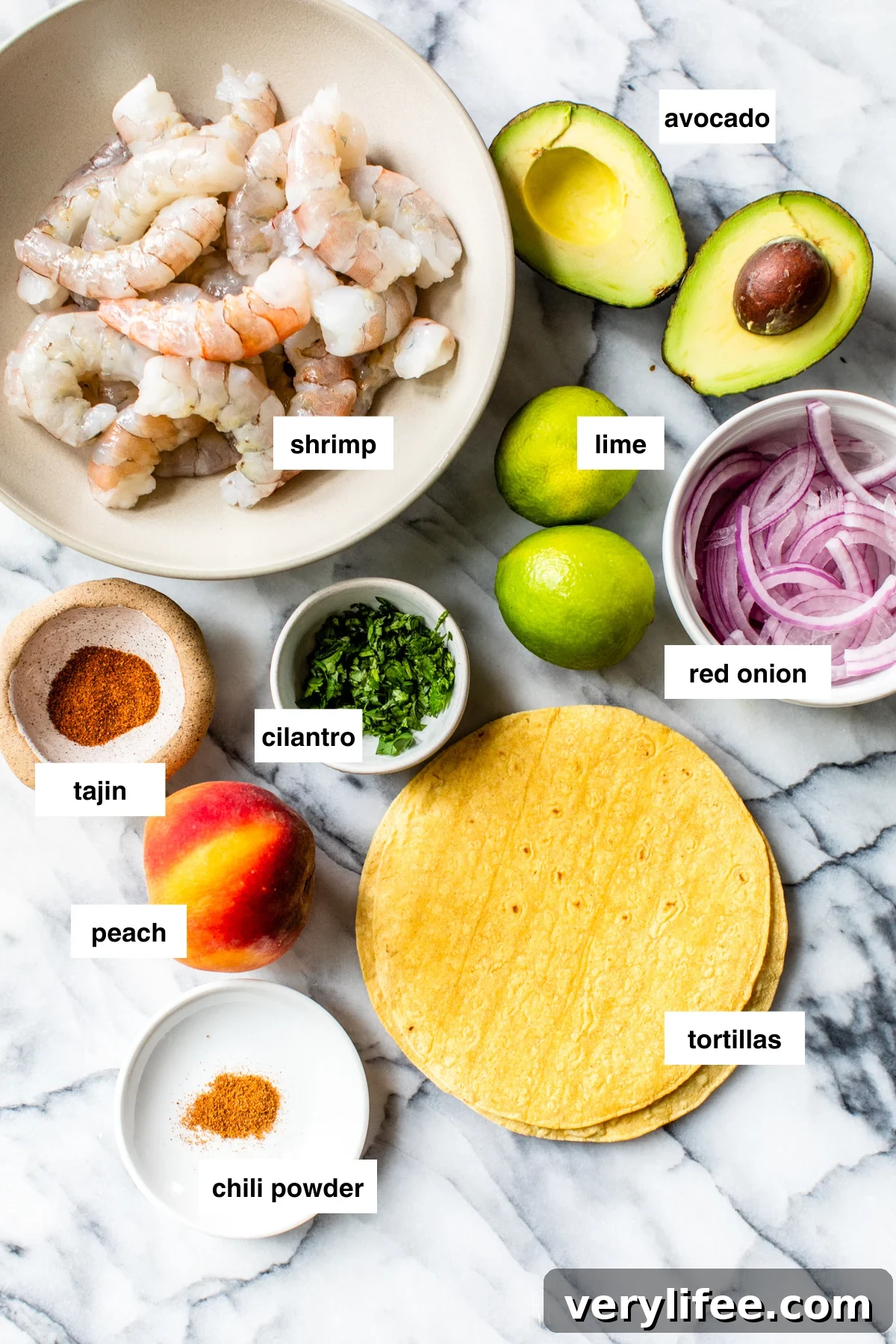 Grilled Shrimp Tacos with Fresh Peach Salsa Recipe 6 Grilled Shrimp Tacos with Peach Salsa