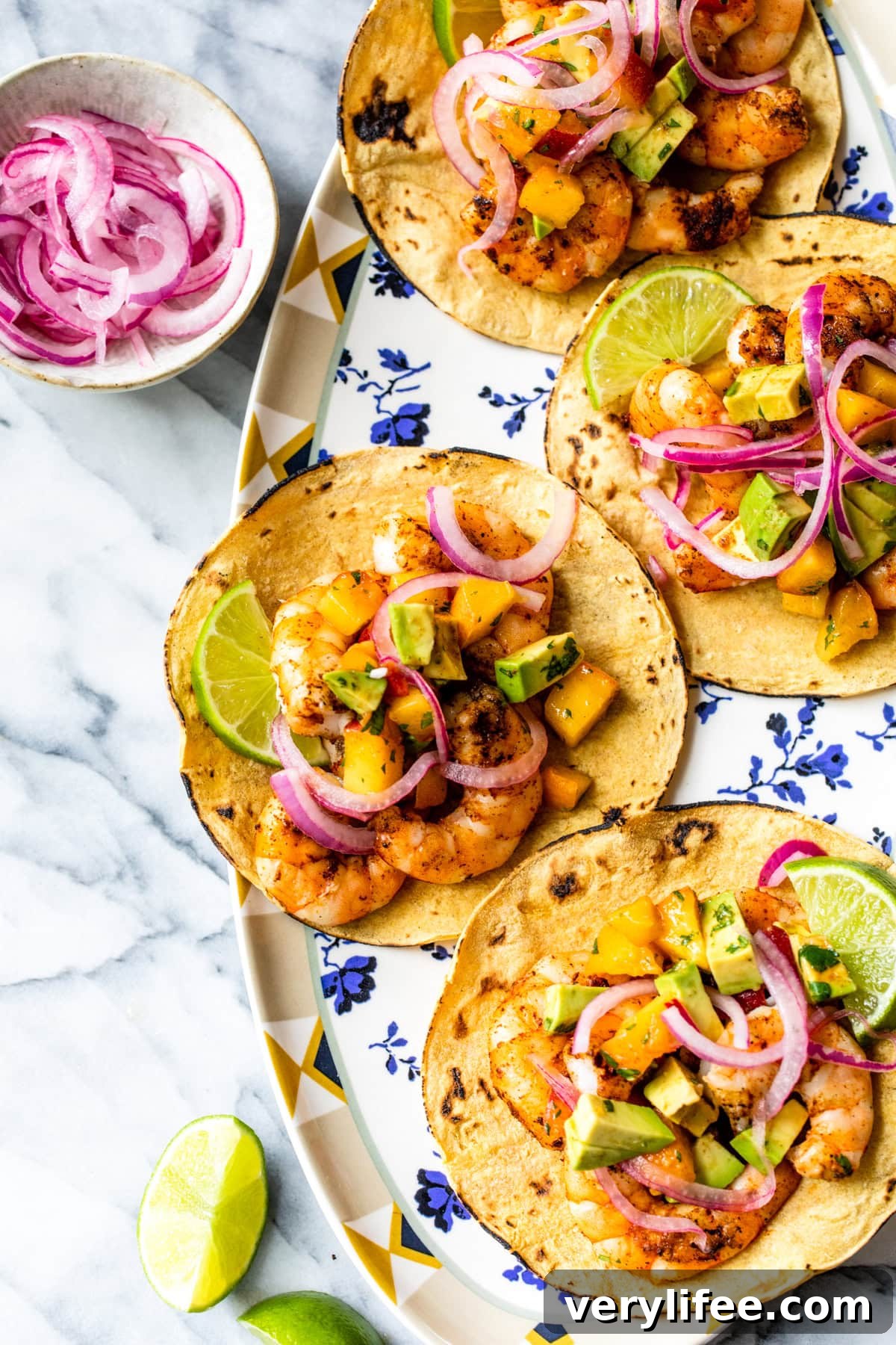 Grilled Shrimp Tacos with Fresh Peach Salsa Recipe 10 Grilled Shrimp Tacos with Peach Salsa