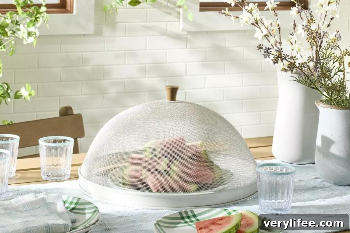 16 Outdoor Entertaining Essentials I Use Every Summer 13 Food dome
