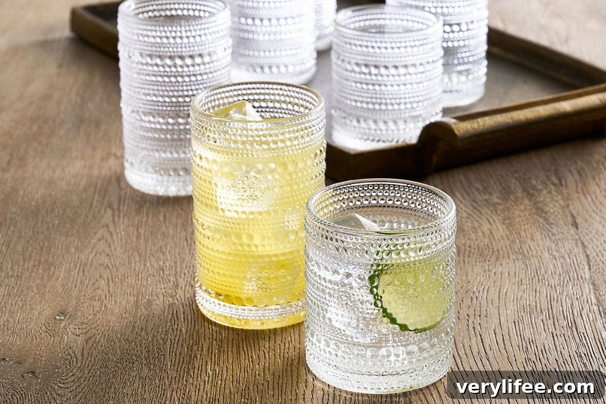 16 Outdoor Entertaining Essentials I Use Every Summer 5 beaded drinking glasses