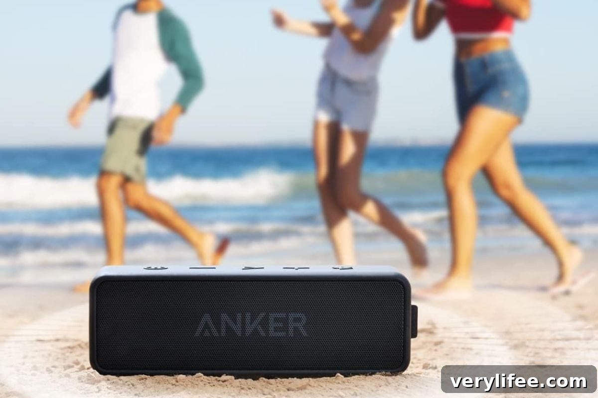 16 Outdoor Entertaining Essentials I Use Every Summer 9 Anker speaker