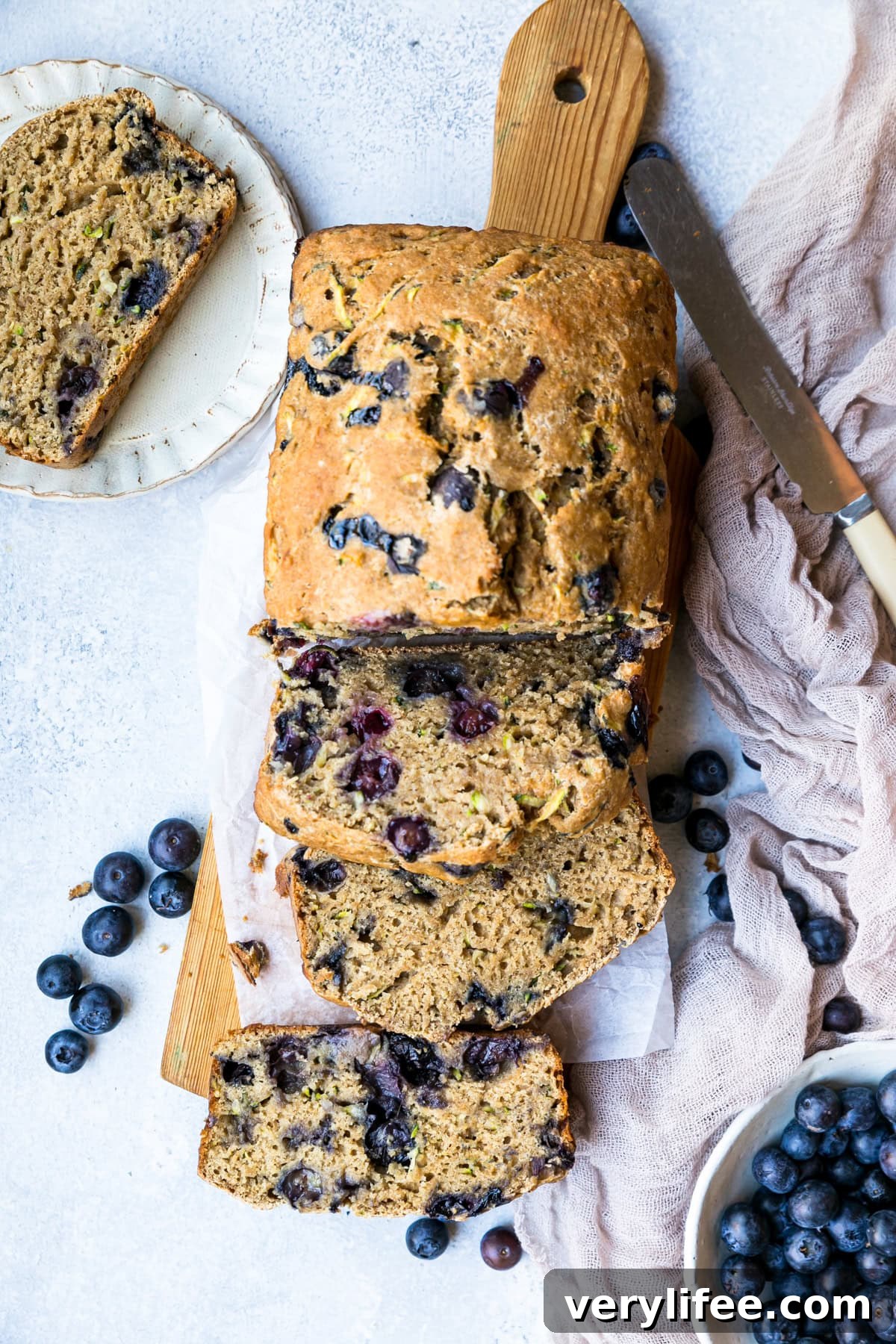 Moist Blueberry Zucchini Bread Recipe 13 Blueberry Zucchini Bread