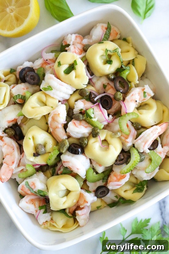 15 Pasta Salad Recipes for Picnics, Parties and Weeknights 11 Chilled Italian Shrimp Tortellini Salad