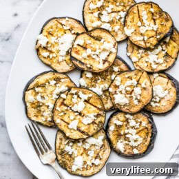 Smoky Grilled Eggplant with Feta and Herbs Recipe 11 Grilled Eggplant with Feta