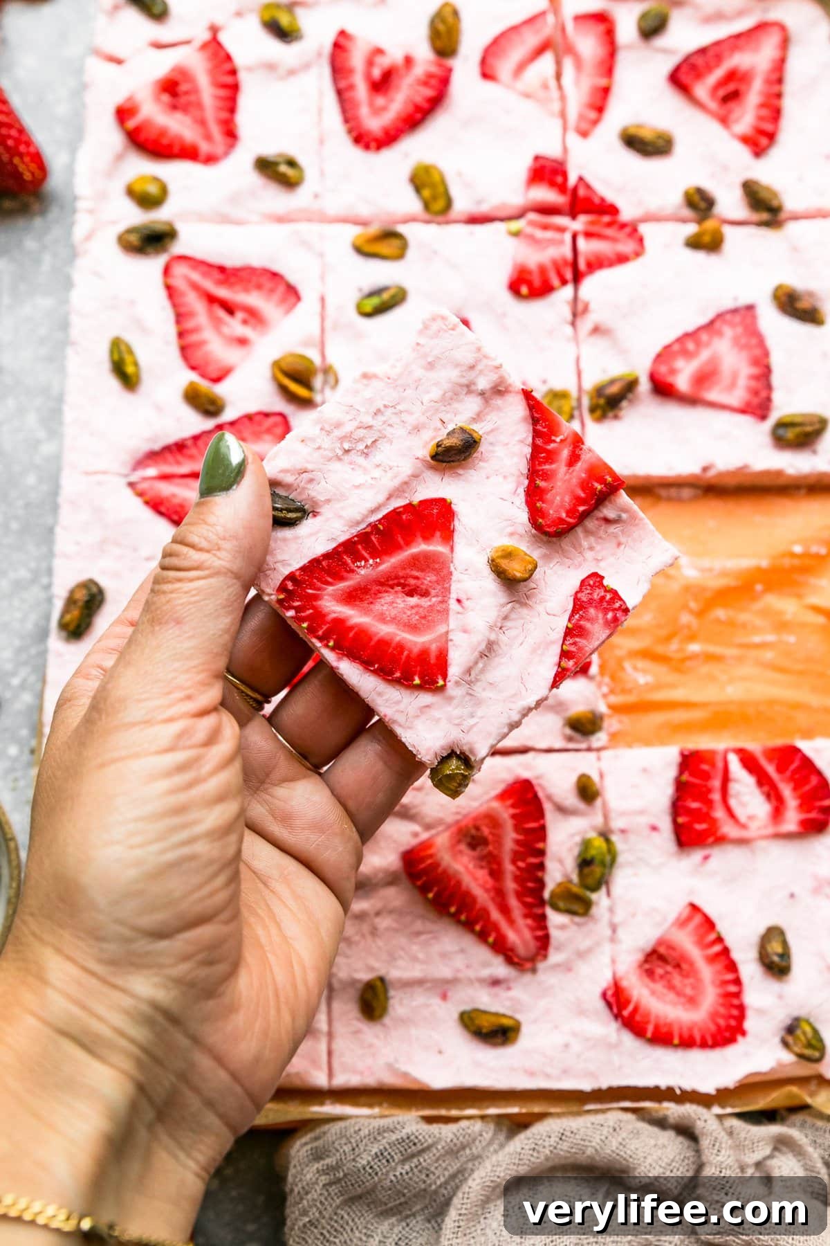 Strawberry Yogurt Bark