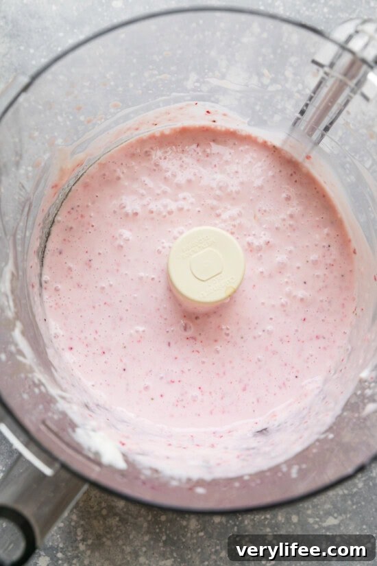 Strawberry and Yogurt blended