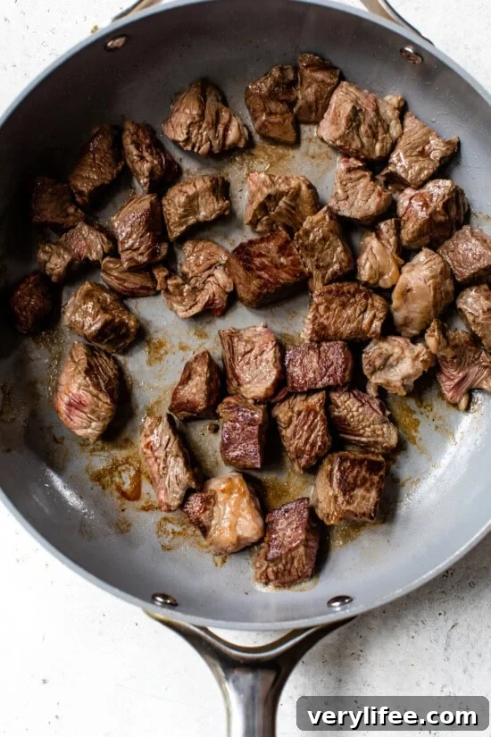 brown the beef