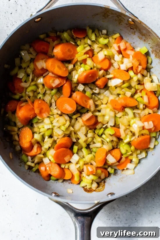 saute vegetables