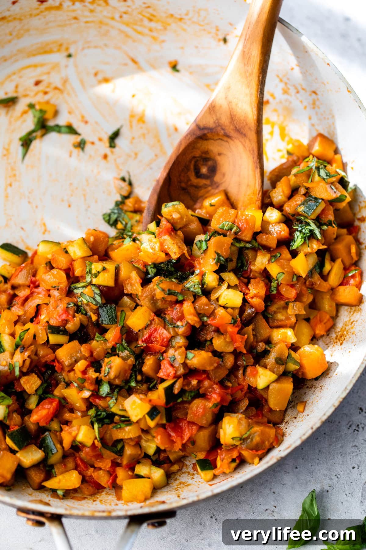 This easy ratatouille recipe is the perfect summer side dish for your favorite roasted chicken, grilled meats, or fish! Ratatouille