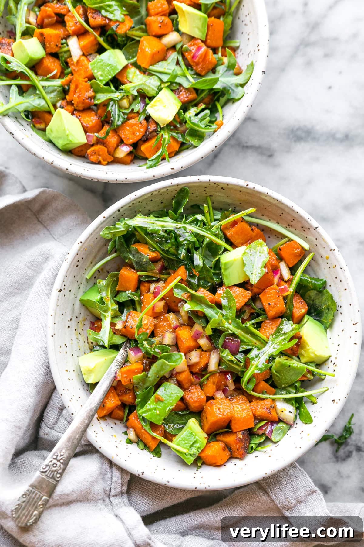 Sweet Potato Avocado Salad