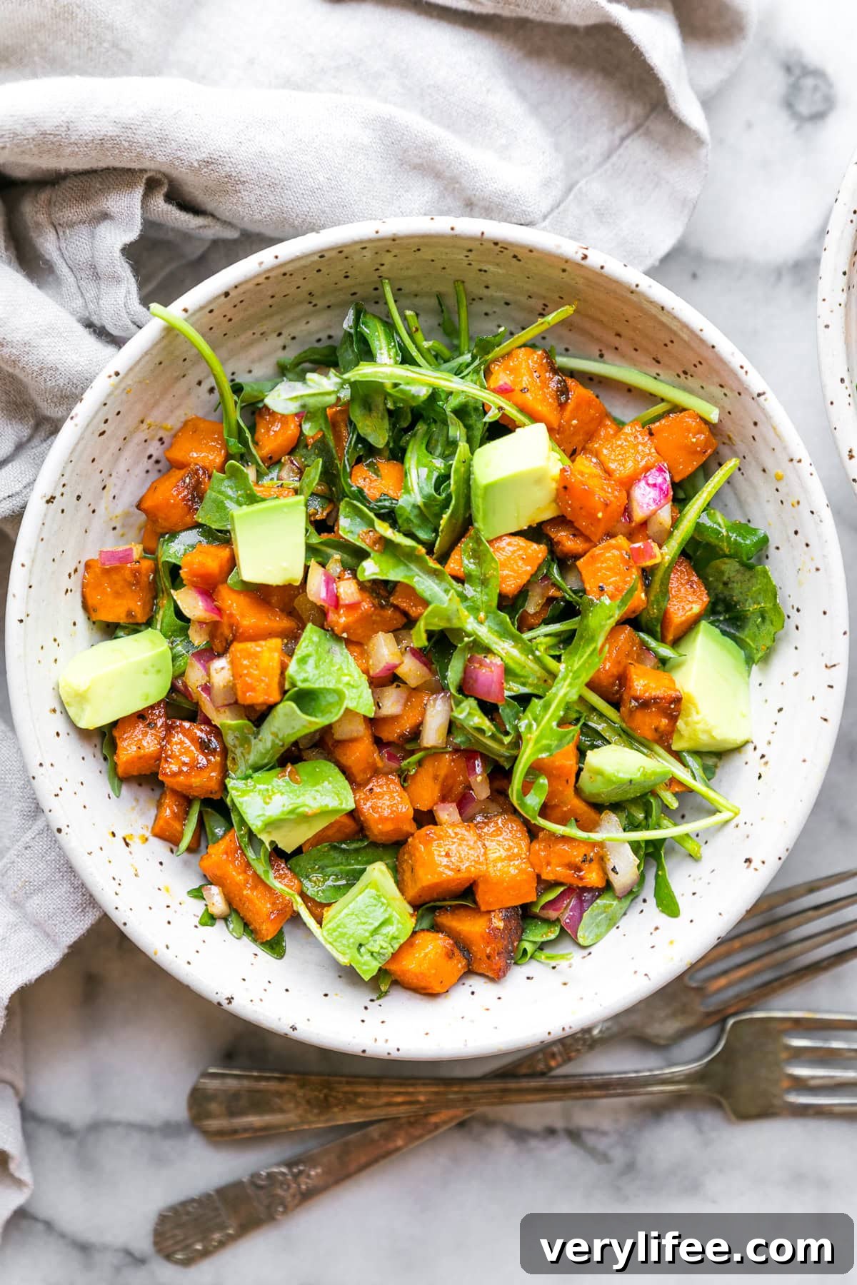 Sweet Potato Avocado Salad