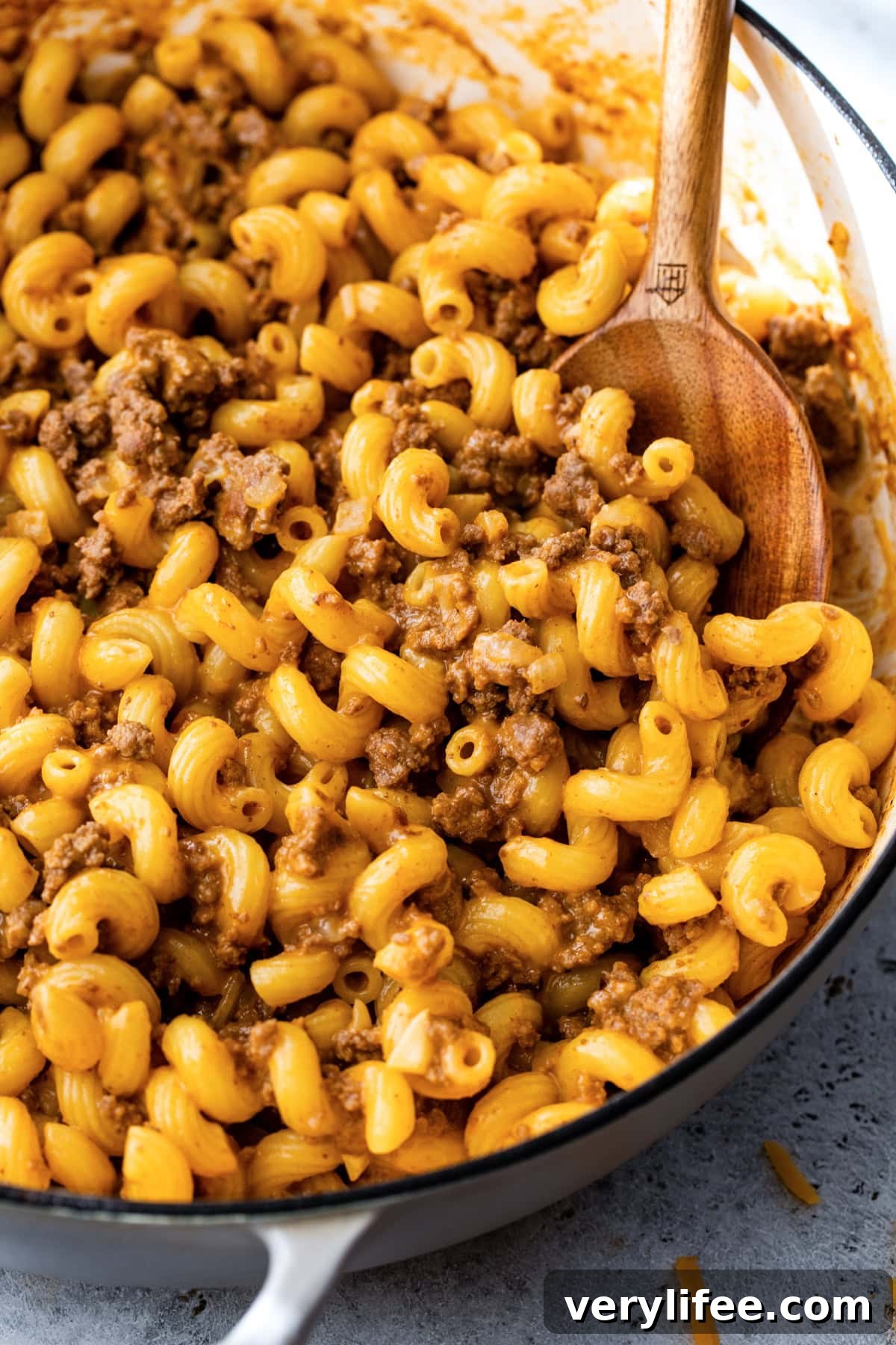 Homemade Hamburger Helper Recipe from Scratch 12 Homemade Hamburger Helper in a skillet