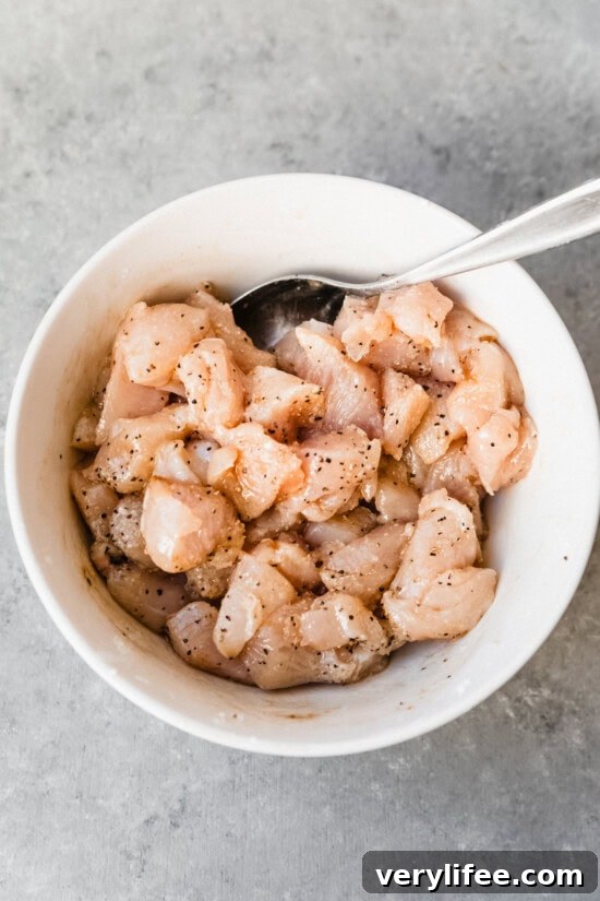 chicken breast in a bowl