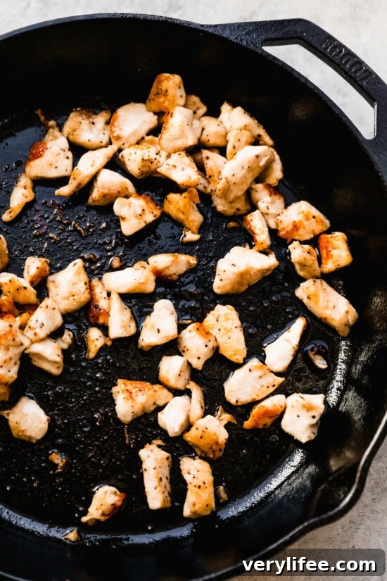 Cook the chicken