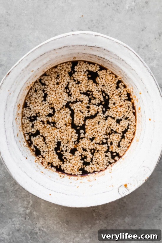 Make the stir fry sauce