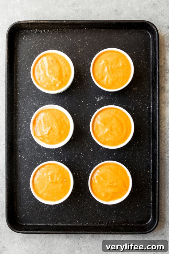 Crustless Pumpkin Pies