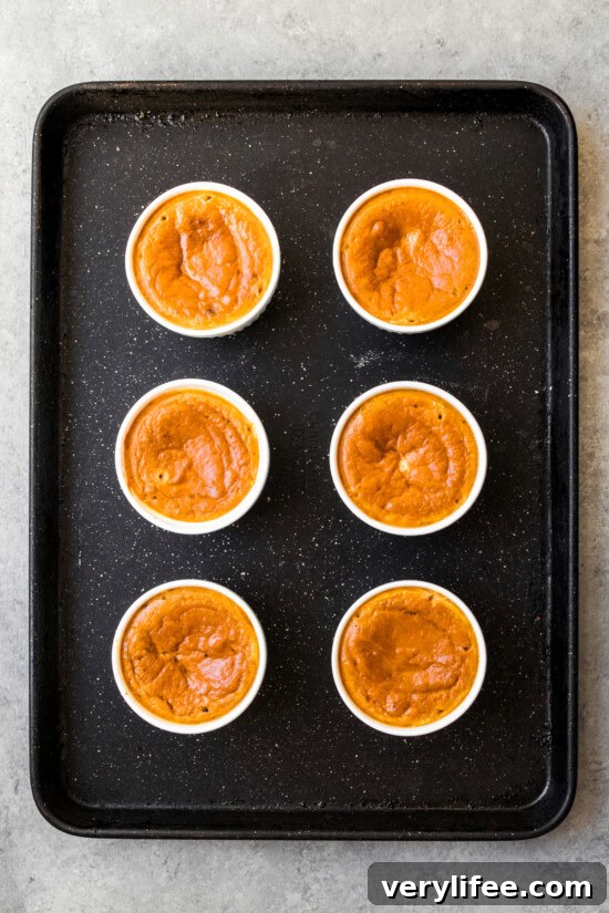 Crustless Pumpkin Pies