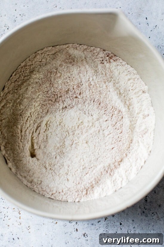 Fluffy Pumpkin Pancake Muffins Recipe for Fall Breakfast 6 dry ingredients