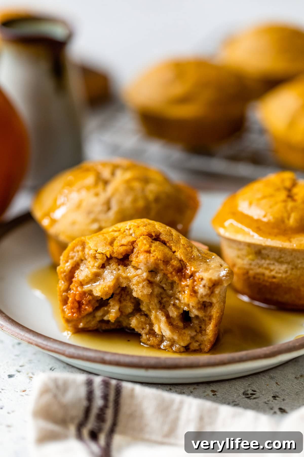 Fluffy Pumpkin Pancake Muffins Recipe for Fall Breakfast 9 Pumpkin Pancake Muffins