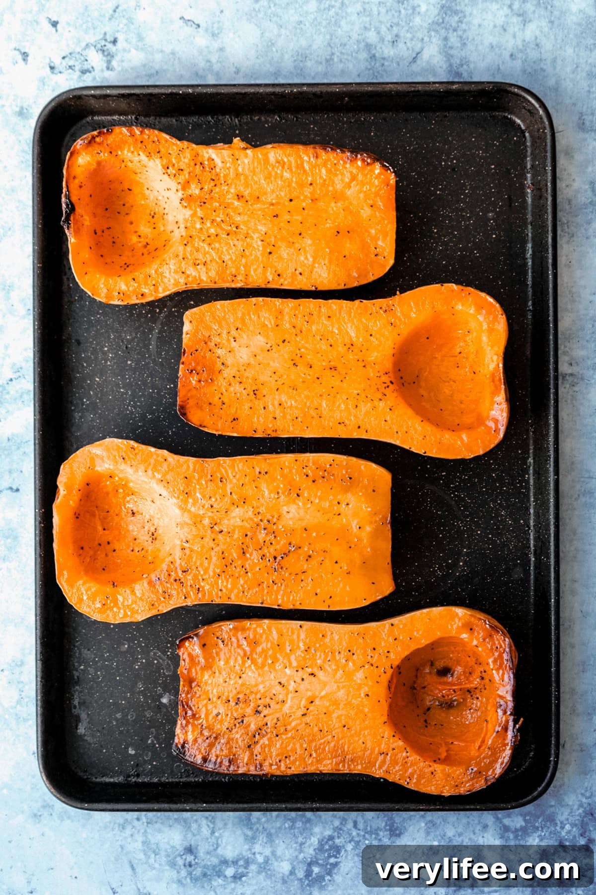 Honey Roasted Butternut Squash Recipe with Thyme 2 Roasted Butternut Squash