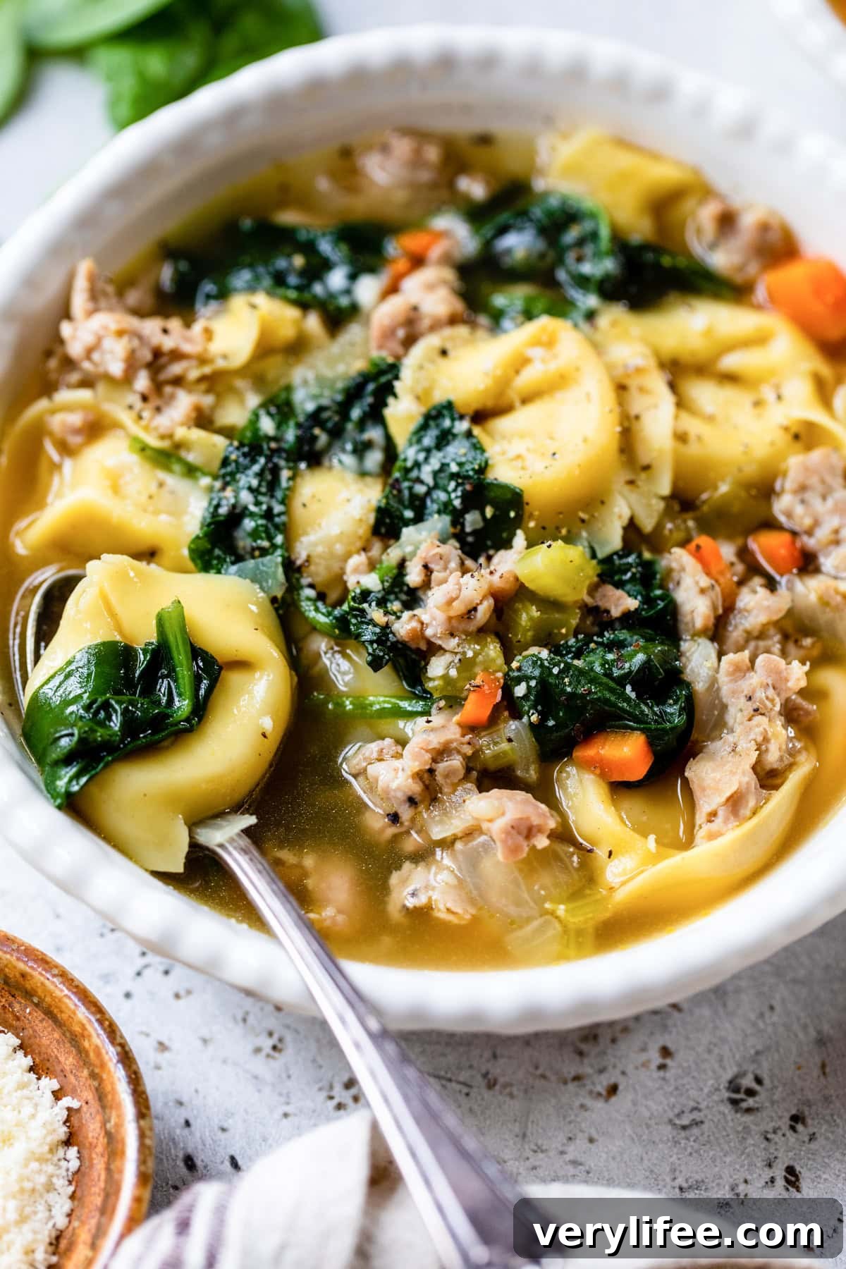 Sausage Tortellini Soup