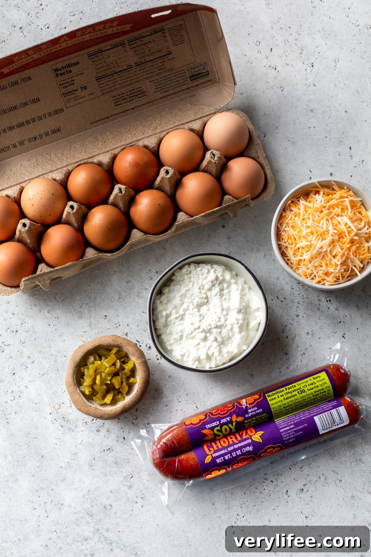 Spicy Chorizo Egg Bites Recipe for Breakfast 6 Chorizo, cottage cheese and eggs