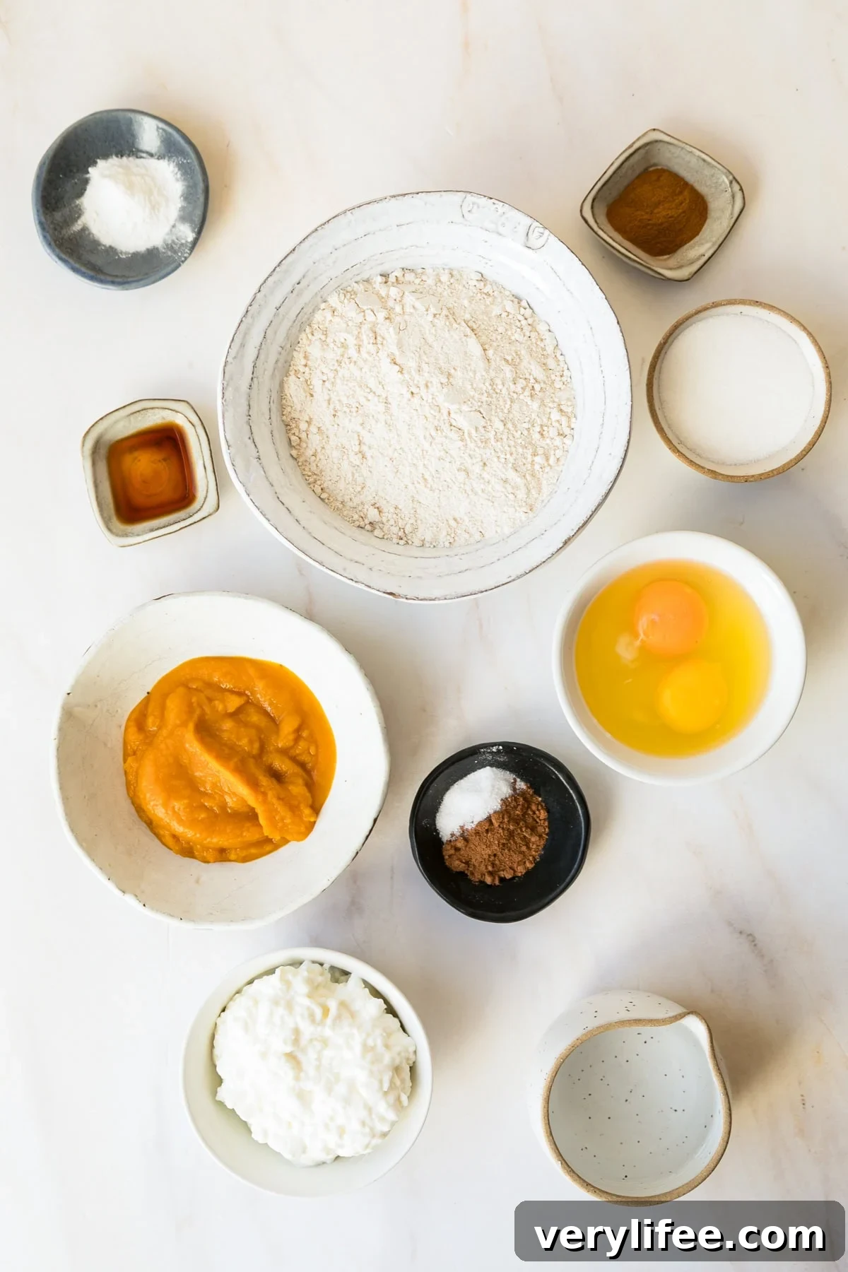 Crispy Pumpkin Waffles with Spiced Maple Syrup 5 pumpkin waffle ingredients