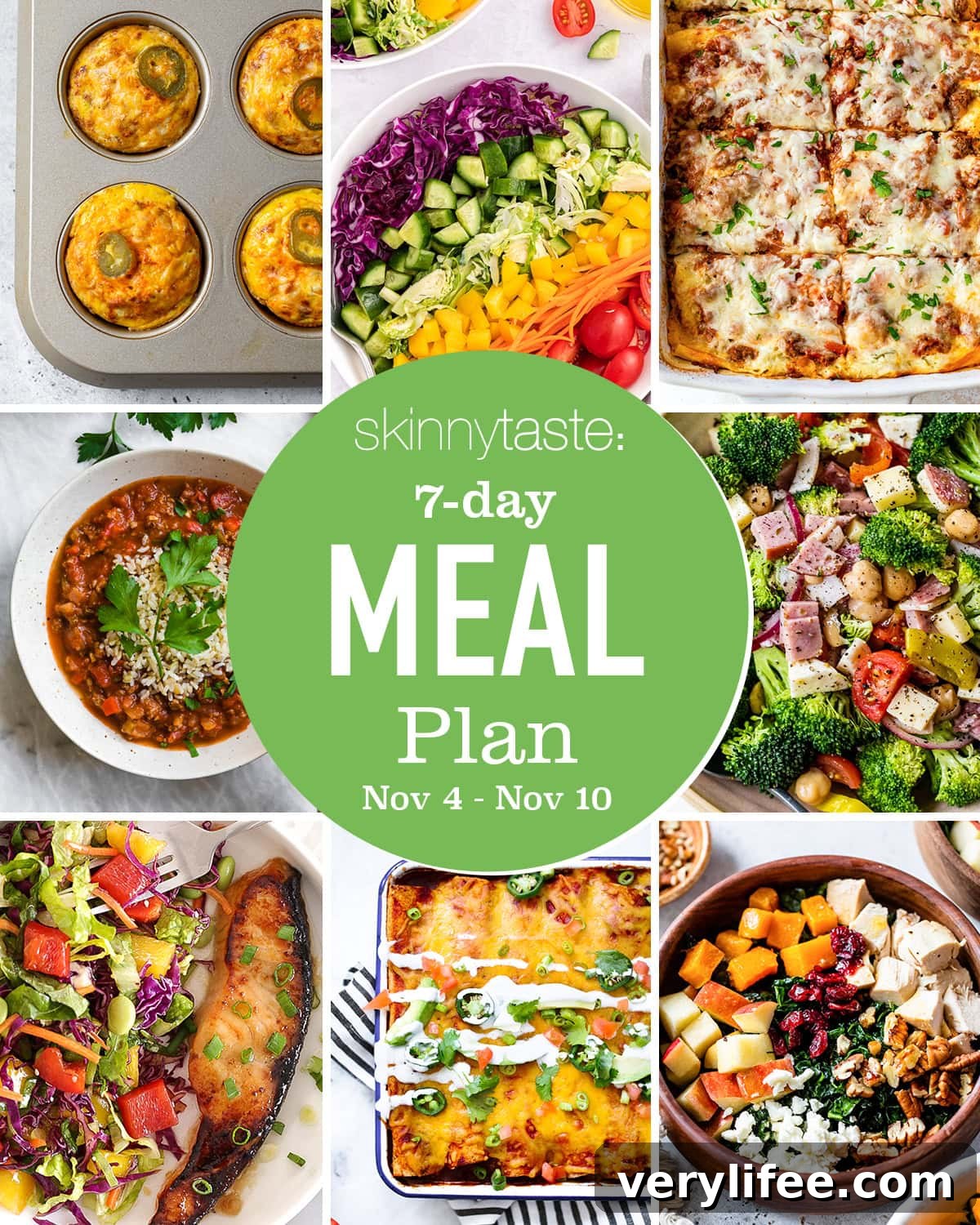 Free 7-Day Meal Plan for Nov 4-10: Menus & Recipes 13 Free 7 Day Healthy Meal Plan (November 4-10)
