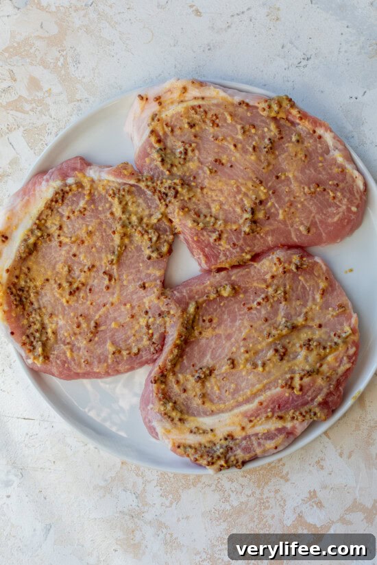 Crispy Pork Milanese with Kale and Apple Salad 6 pork cutlets with mustard