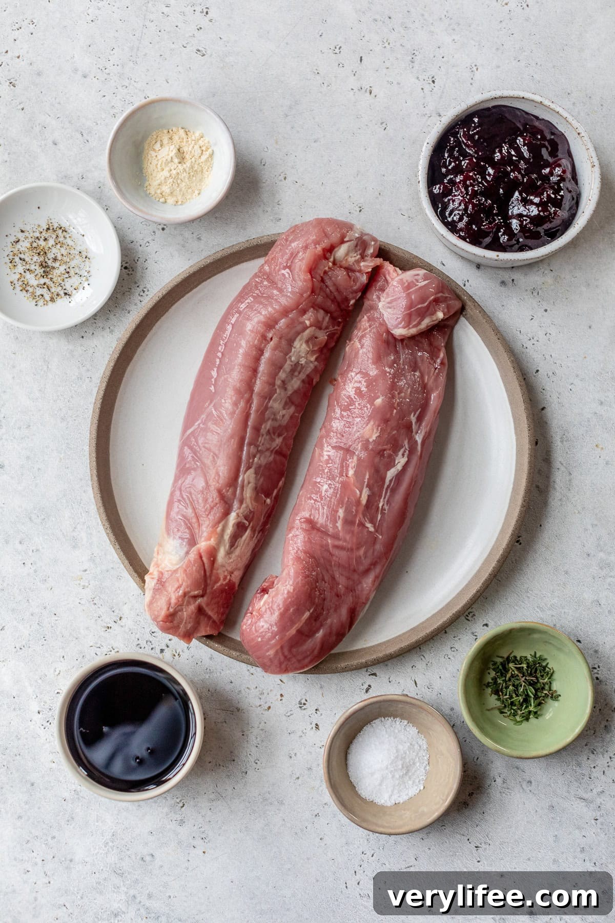 Cherry-Glazed Pork Tenderloin Recipe 5 Pork Tenderloin, balsamic vinegar and cherry preserves