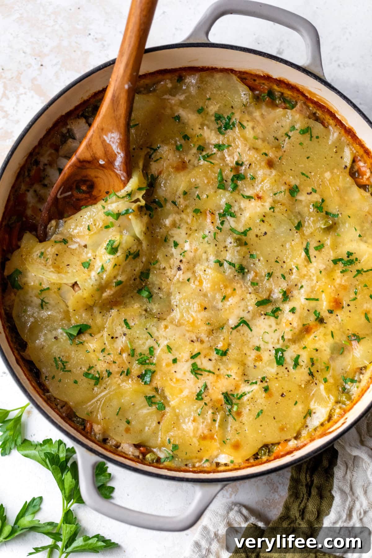 Leftover Turkey Pot Pie Gratin Recipe 10 Leftover Turkey Pot Pie Gratin