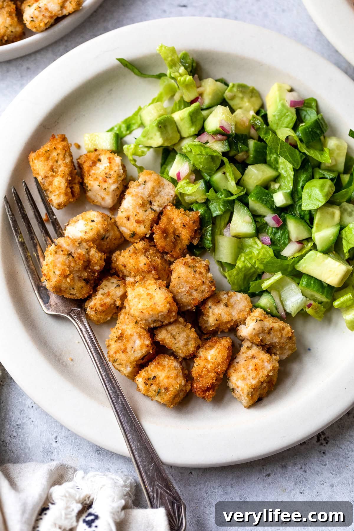 Air Fryer Breaded Chicken Bites