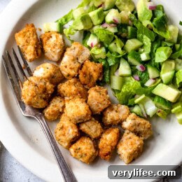 Air Fryer Breaded Chicken Bites