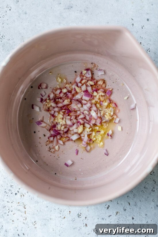 marinated red onion