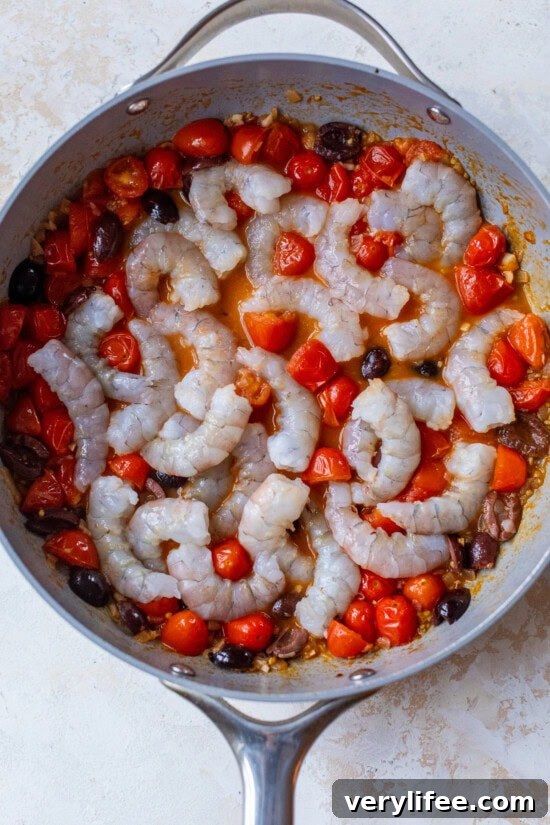 shrimp and tomatoes