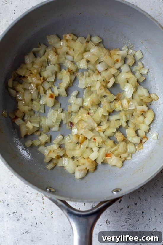 saute onions