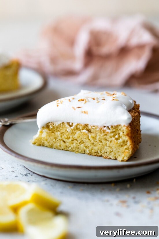 Coconut-Lemon Almond Cake