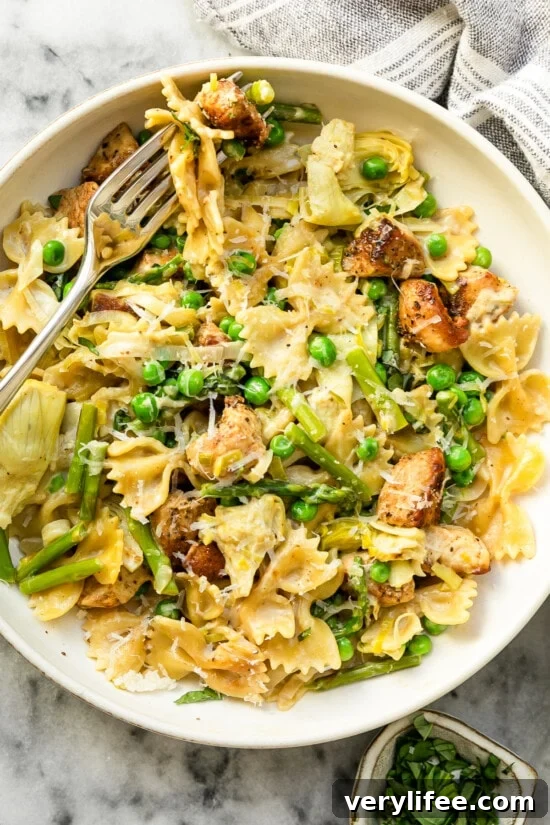 Chicken Pasta Primavera