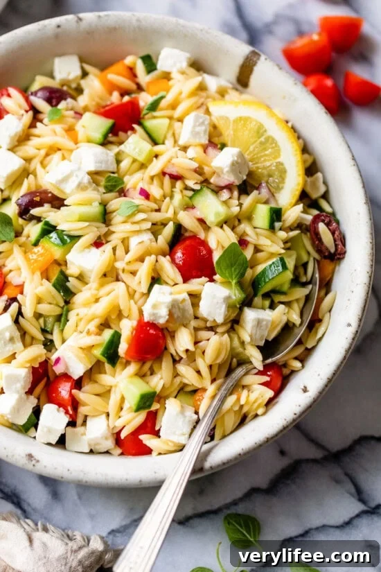 Greek Orzo Salad