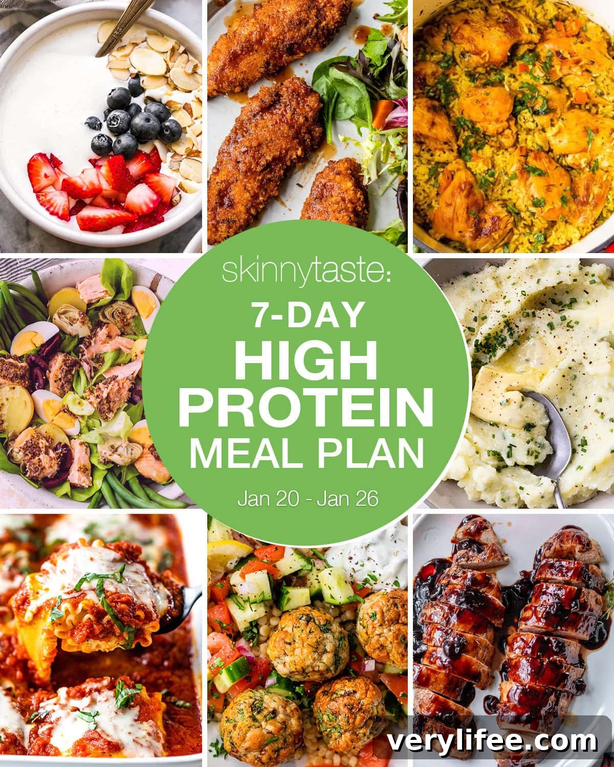 Meal plan images for the week