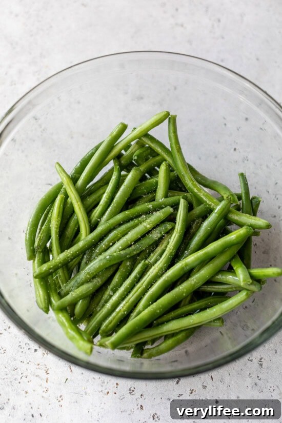 Green Beans in a bowl