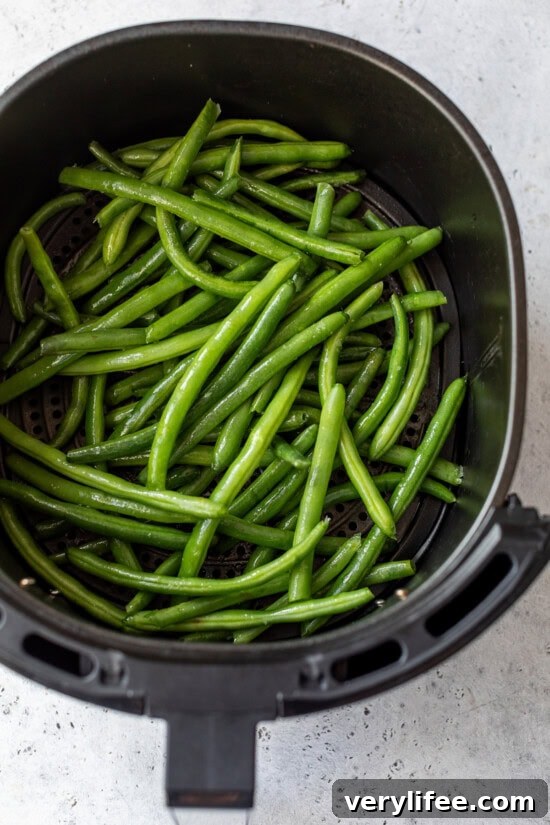 green beans in air fryer