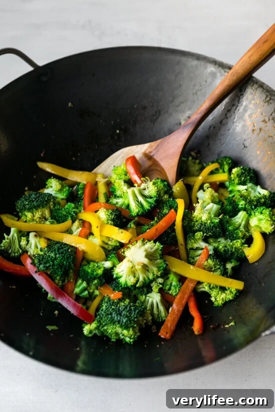 Veggies in work