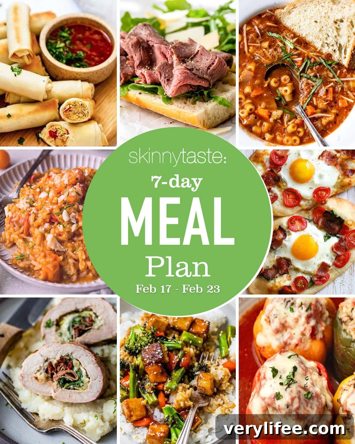Free 7-Day Meal Prep Plan Feb 17-23 2 7 Day Healthy Meal Plan